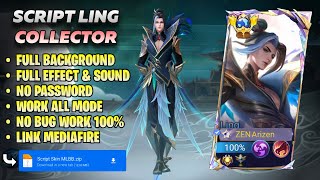 Script Skin Ling Collector Revamp No Password Full Effect amp Voice  Mobile Legends [upl. by Evars]