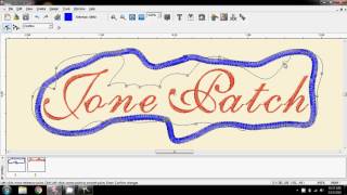 Using Singer software for a Satin outline border to text or image for a patch  for Jone [upl. by Gae497]