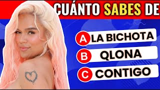 ¿Cuánto sabes de KAROL G 🎙️​🤔​🔥​ Quiz de música 🎶​  JB Quiz [upl. by Adela]