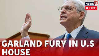 Merrick Garland Live  Garlands Speech Live  Hearing Of Garland Live  Garland Grilled Live  N18L [upl. by Nnov]