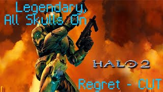 Halo 2 Legendary All Skulls OnLASO  Regret  Cut Edition [upl. by Lila]