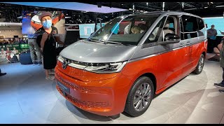 Volkswagen VW T7 EHybrid T 7 Bulli Multivan Camper RV new model 2022 walkaround and interior V0138 [upl. by Ahseei]