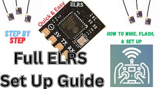 Finally Quick Set Up For ExpressLRS How To Wire Flash amp Program Your ELRS Radio amp Receiver [upl. by Agler]