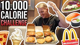 10000 CALORIE CHALLENGE  EPIC CHEATDAY [upl. by Ivette]