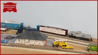 Stockyard Industrial Lead Operating the RailCar America Transfer and Serving the Transload [upl. by Cornelius560]