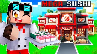 LAVORO per 24 ORE al SUSHU ALL YOU CAN EAT SU MINECRAFT [upl. by Ettenav]