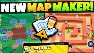 How To Use amp Make EPIC Mini Game Maps with NEW Map Maker Brawl Stars October Update BrawlMaps [upl. by Ramedlaw]