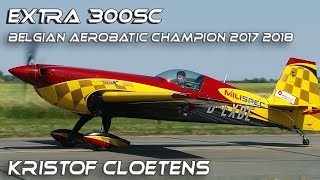 4Kᵁᴴᴰ 4K UHD Belgian Aerobatic Champion 2019 Kristof Cloetens Extra 330SC [upl. by Valer]