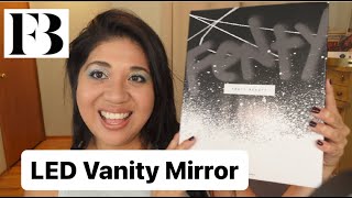 DIY Makeup mirror with light 🔆 Step by Step guide using LED strip light  Convert your old mirror [upl. by Okihsoy]