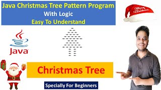 Star Pattern  4 How to Print Christmas Tree Pattern in Java [upl. by Sokram]