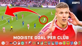 De MOOISTE GOAL per CLUB in de Eredivisie 2023 🔥 [upl. by Kalk851]