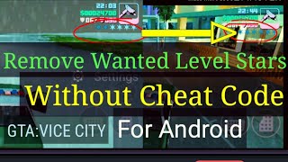 How to Remove Wanted Level Stars without Cheat code in Gta Vice City [upl. by Ardnasela]