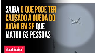 ESPECIALISTA ANALISA IMAGENS DE QUEDA DE AVIÃO E EXPLICA O QUE PODE TER CAUSADO O ACIDENTE [upl. by Haney406]