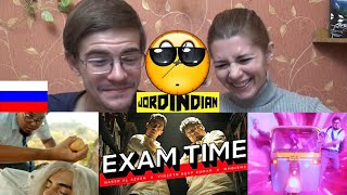 Jordindian  Exam Time  Official Music Video  Russian reaction [upl. by Hieronymus]