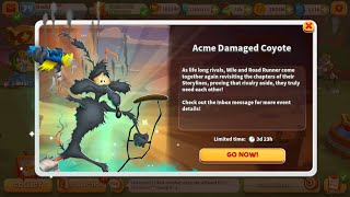 ACME Damaged Coyote Event Review amp ACME Schemes Supplier of Madness  Looney Tunes World of Mayhem [upl. by Nanny866]