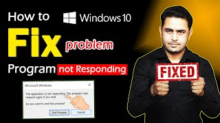 how to fix application not responding windows 10  program not responding in windows 10 [upl. by Lune]