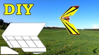 How to make Flying Wing RC plane DIY [upl. by Cioban63]