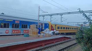 12084 Coimbatore Mayiladuthurai Janshatabdi express Departing from Coimbatore [upl. by Eckardt955]