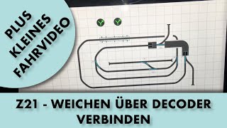 Z21  Weichen über Rocco switch Decoder verbinden  plus kleines Fahrvideo [upl. by Hollington]