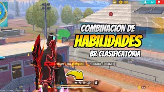 LA MEJOR COMBINACION DE HABILIDADES PARA BR CLASIFICATORIA EN FREE FIRE 🔥 [upl. by Shreve475]