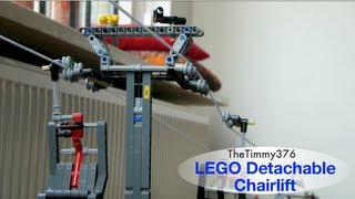 LEGO Detachable Chairlift  Ochsengipfel Express [upl. by Airpac]