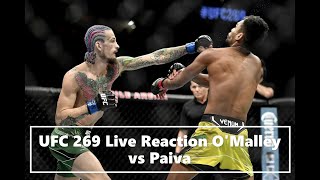 UFC 269 Live Reaction OMalley vs Paiva [upl. by Yc]