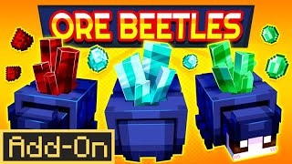 NEW ORE BEETLES  Minecraft Marketplace Addon Showcase [upl. by Adamina]