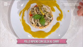 Pollo ripieno con salsa al curry  È sempre mezzogiorno  06032023 [upl. by Klapp]