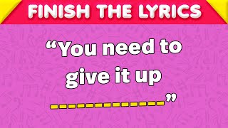 Finish the Lyrics Duets and Collaborations Challenge 🎤🤝 Can You Complete the Hits [upl. by Geraldina]