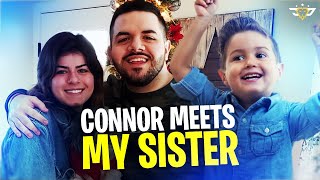 CONNOR MEETS MY SISTER WE YELLED AT HER Fortnite Battle Royale [upl. by Htebazle]