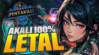 Me hago un PENTAKILL con AKALI pero ¿Son INCARREABLES [upl. by Marl]