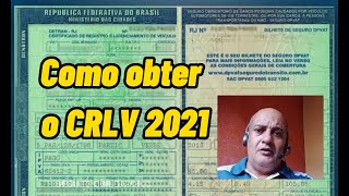 GRT e DPVAT Zero como obter seu CRLV 2021 [upl. by Heber]