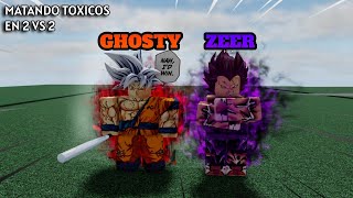 Ghosty y Zeer en 2 vs 2 Contra Toxicos  Saitama Battlegrounds [upl. by Varrian738]