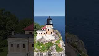 drone minnesota travel dji lighthouse lakesuperior [upl. by Nnaul]