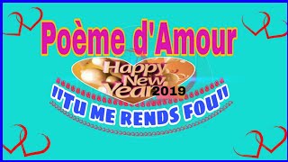 🔴 quotTU ME RENDS FOUquot 2019 POÈME DAMOUR [upl. by Dimitris]