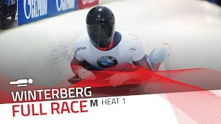 Winterberg  BMW IBSF World Cup 20162017  Mens Skeleton Heat 1  IBSF Official [upl. by Ennayt426]