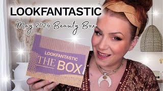 SPOILER LOOKFANTASTIC MAY 2024 BEAUTY SUBSCRIPTION BOX UNBOXING [upl. by Lenahs]