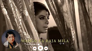 Mahlo Ka Raja Mila  Popular Song  Lata Mangeshkar [upl. by Rhys999]