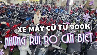 Thị trường xe máy cũ mùa mưa bão Nên xuống tiền hay chờ thêm AB giá 45 triệu Xe tay ga từ 900k [upl. by Clovis]