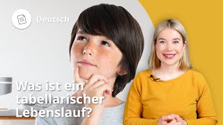 Tabellarischer Lebenslauf – Deutsch  Duden Learnattack [upl. by Aihsekin744]