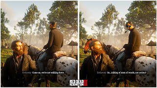 If You Dont Mount Your Horse With Trelawny in quotFriends In Very Low Placesquot  RDR2 [upl. by Arolf139]