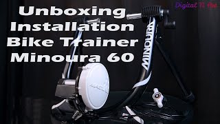 Unboxing And Installation Bike Trainer Minoura 60 [upl. by Yrrehs546]