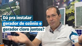 Gerador de ozônio e cloro juntos na piscina [upl. by Cigam]