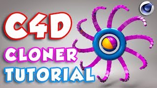 Cinema 4D Cloner And Effector Tutorial  Cinema 4D Modeling Tutorial Beginner [upl. by Airednaxela]