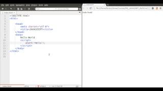 How to Include a JavaScript Code in your HTML File [upl. by Jones]