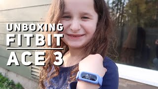 Fitbit Ace 3 Unboxing Setup amp First Look [upl. by Asillem]