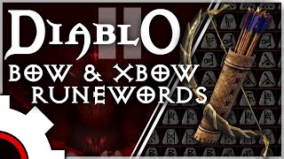 Best and Worst Bow amp Crossbow Runewords in Diablo 2 Resurrected [upl. by Ardnuas]