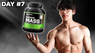 I Tried MASS GAINER For 7 Days [upl. by Ahsyas903]