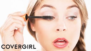 How to Do Silver Smokey Eyes Makeup  COVERGIRL Tutorial [upl. by Yedsnil]