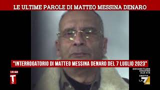 Le ultime parole di Matteo Messina Denaro [upl. by Edmond]